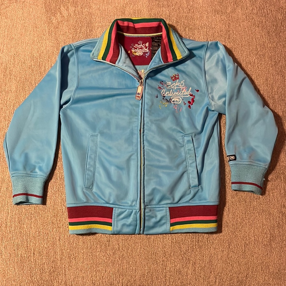 Ecko Unlimited zip-up polyester jacket